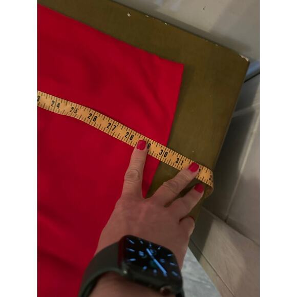 Vintage Jessica McClintock Gunne Sax red cocktail dress size 7 - Picture 10 of 10